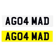 REGISTRATION NUMBER - AG04 MAD (AG04MAD)