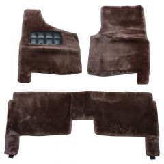 SET OF LAMBSWOOL RUGS (LEFT HAND DRIVE Two Door cars from 1986 to 1991) (RH12429P)