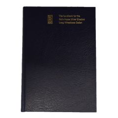 Handbook - Silver shadow (LWB) (13921 TO 22072 - USA/CANADA) (TSD2882)
