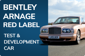 Bentley Arnage Red Label Test and Development Car