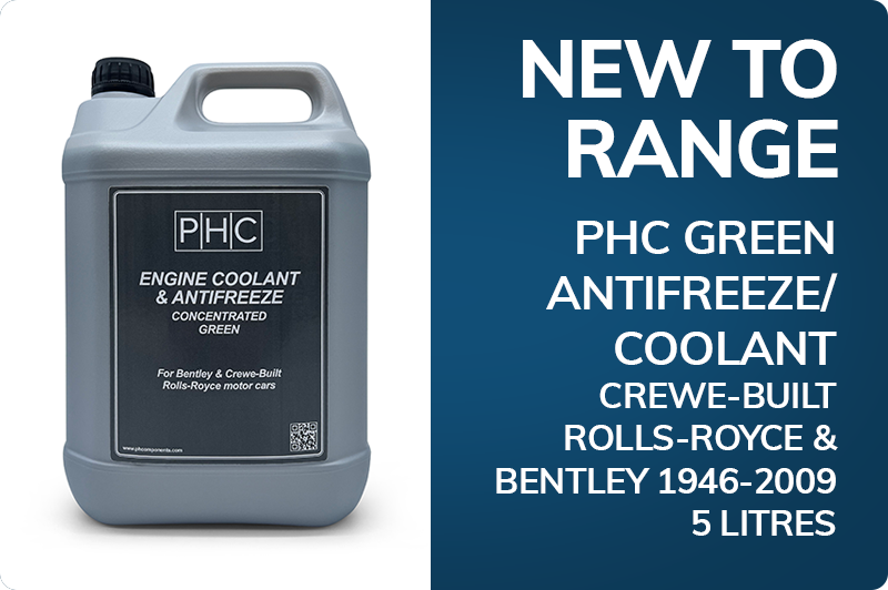 PHC antifreeze/coolant for Rolls-Royce and Bentley heritage models