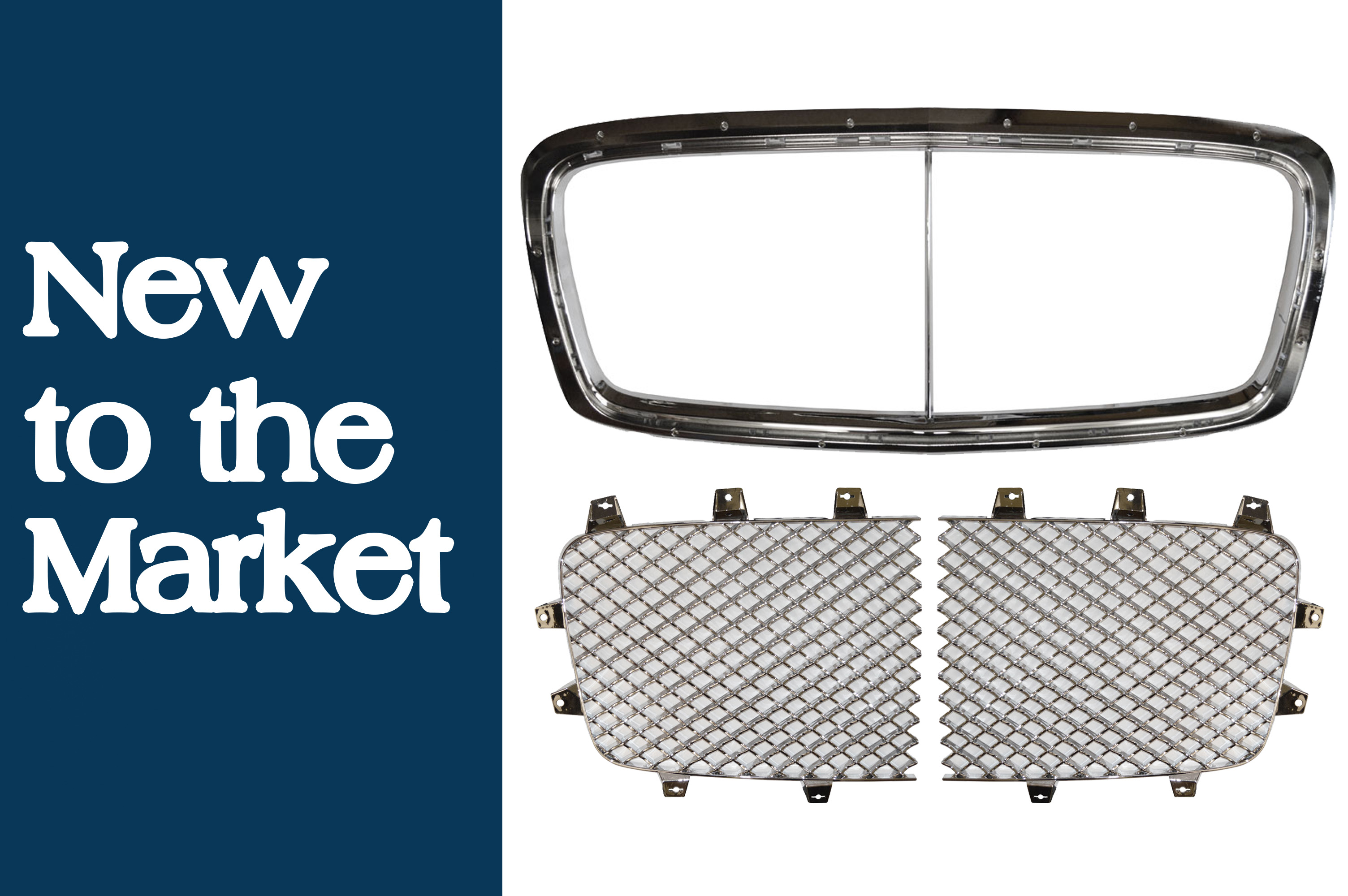 New to the Market: Bentley Continental GT & GTC Radiator Grille Fittings